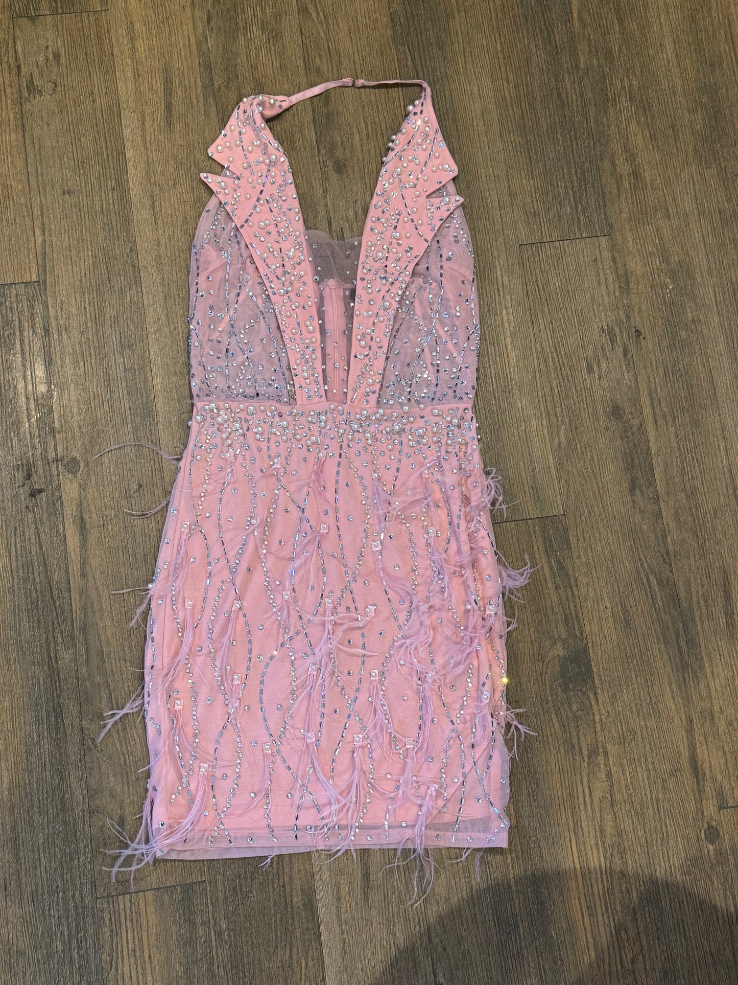 Punchy Blonde sequins dress